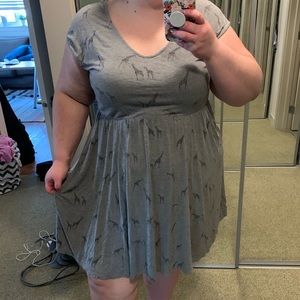 Torrid Giraffe comfy knit dress